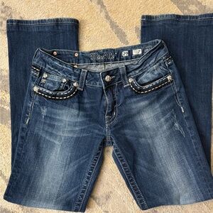 Miss Me Women's Dark Blue Boot Cut Jeans